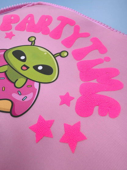 Glow-in-the-Dark Party Time Pink Belt Bag | Festival Accessory | Phish Pham Essentials | Jam Band Concert Apparel