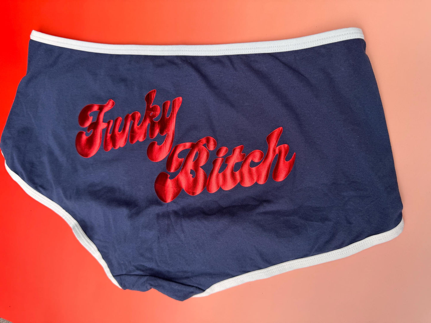 Funky Bitch Navy Retro Briefs w/ Donut Graphic | Jam Band Festival Apparel | Comfy Concert Gear | Phish Pham Merch