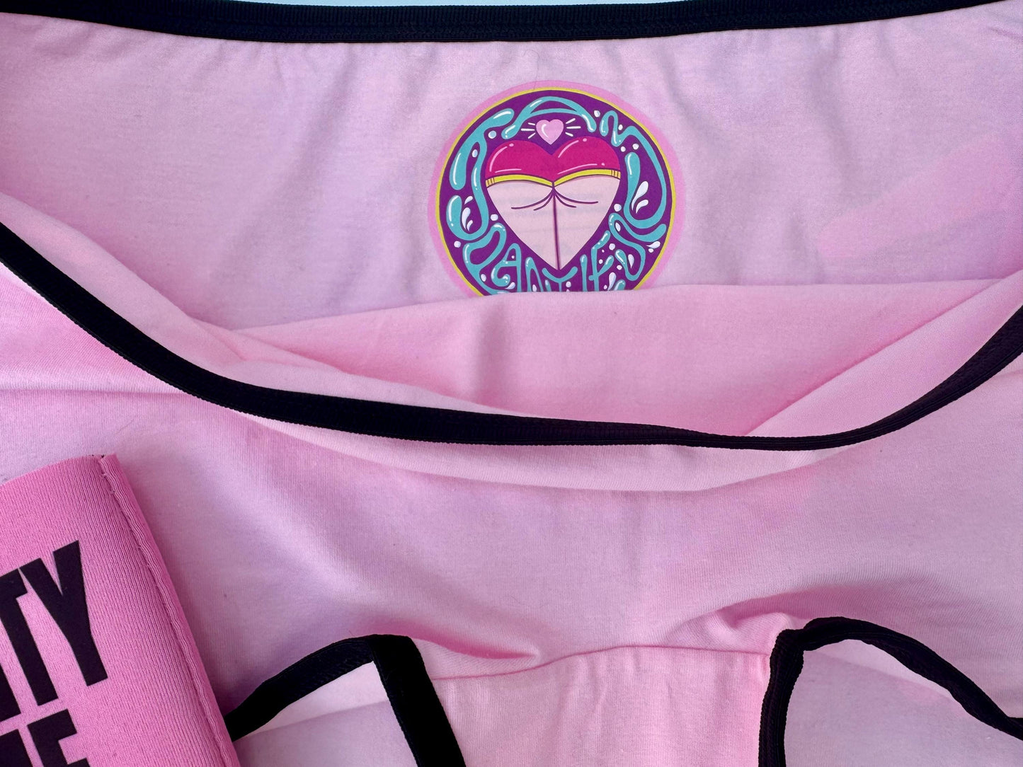 Ass-Handed Light Pink Retro Briefs | Humorous Phan Apparel | Festival Underwear | Jam Band Merch | Phish Pham Gift