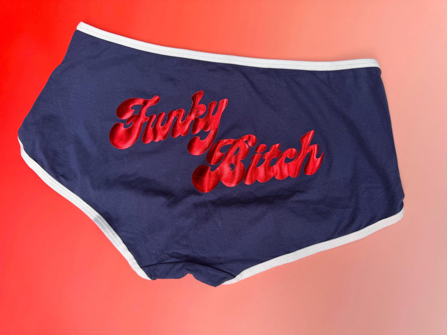 Funky Bitch Navy Retro Briefs w/ Donut Graphic | Jam Band Festival Apparel | Comfy Concert Gear | Phish Pham Merch