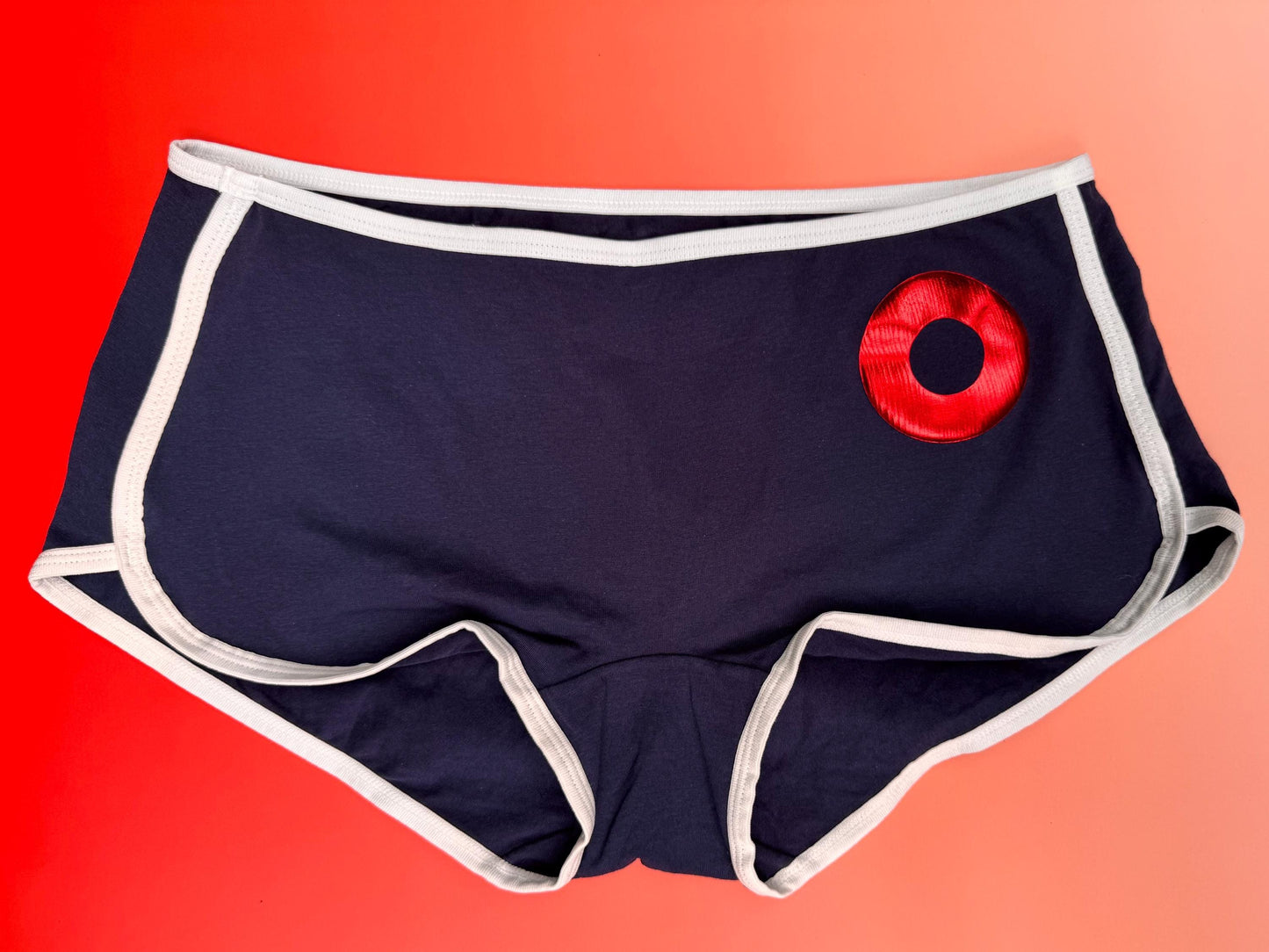 Funky Bitch Navy Retro Briefs w/ Donut Graphic | Jam Band Festival Apparel | Comfy Concert Gear | Phish Pham Merch