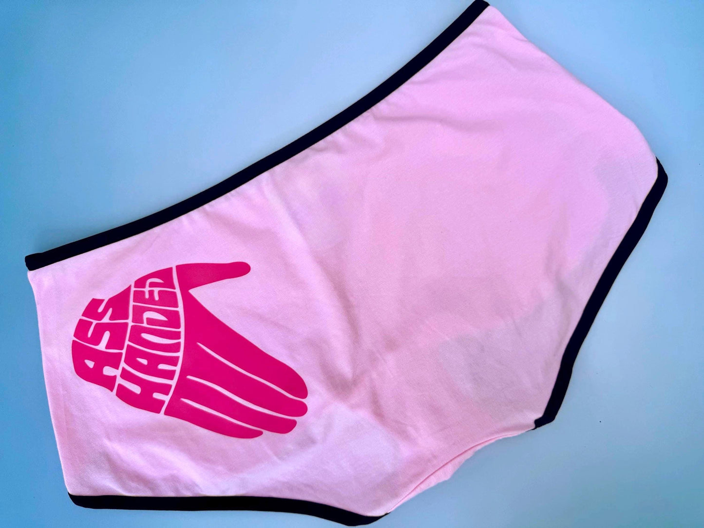 Ass-Handed Light Pink Retro Briefs | Humorous Phan Apparel | Festival Underwear | Jam Band Merch | Phish Pham Gift