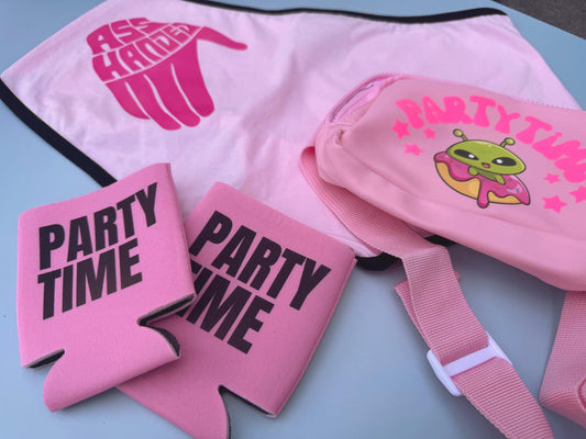 Ass-Handed Light Pink Retro Briefs | Humorous Phan Apparel | Festival Underwear | Jam Band Merch | Phish Pham Gift